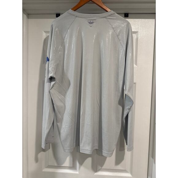 Columbia Men's PFG Terminal Tackle Long Sleeve Shirt Grey Shimmer Size XL - Picture 5 of 8